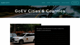 What Goevcity.org website looked like in 2023 (1 year ago)