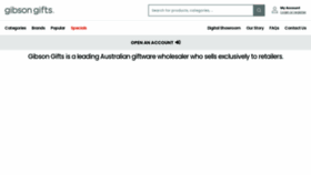 What Gibsongifts.com.au website looked like in 2023 (1 year ago)