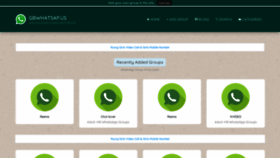 What Gbwhatsap.us website looked like in 2023 (1 year ago)