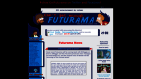 What Gotfuturama.com website looked like in 2023 (1 year ago)