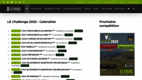 What Golftechnic.com website looked like in 2023 (1 year ago)