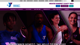 What Gscymca.org website looked like in 2023 (1 year ago)