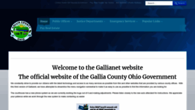 What Gallianet.net website looked like in 2023 (1 year ago)