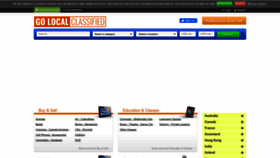 What Golocalclassified.com website looked like in 2023 (1 year ago)