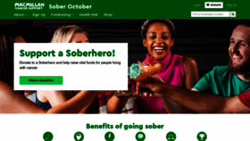 What Gosober.org.uk website looked like in 2023 (1 year ago)