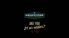 What Grapevineontap.com website looked like in 2023 (1 year ago)