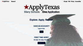 What Goapplytexas.org website looked like in 2023 (1 year ago)