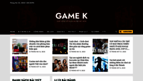 What Gamek.link website looked like in 2023 (1 year ago)