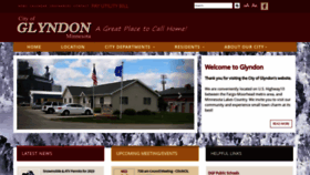 What Glyndonmn.com website looked like in 2023 (1 year ago)