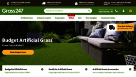 What Grass247.co.uk website looked like in 2023 (1 year ago)