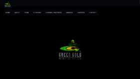 What Greengold.tv website looked like in 2023 (1 year ago)
