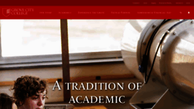 What Gcc.edu website looked like in 2023 (1 year ago)
