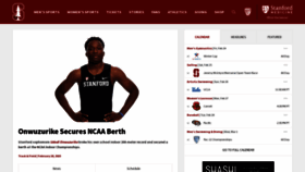 What Gostanford.com website looked like in 2023 (1 year ago)