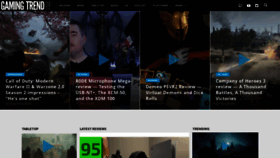 What Gamingtrend.com website looked like in 2023 (1 year ago)