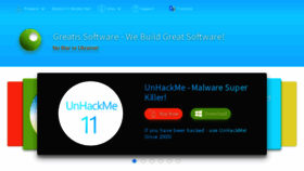 What Greatis.com website looked like in 2023 (1 year ago)