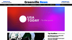 What Greenvilleonline.com website looked like in 2023 (1 year ago)