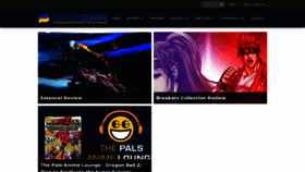What Gamegrin.com website looked like in 2023 (1 year ago)