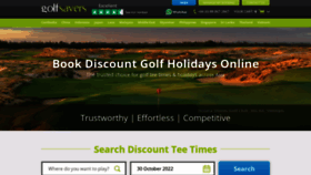 What Golfsavers.com website looked like in 2023 (1 year ago)