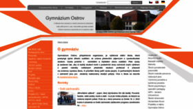 What Gymostrov.com website looked like in 2023 (1 year ago)