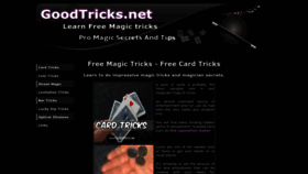 What Goodtricks.net website looked like in 2023 (3 years ago)