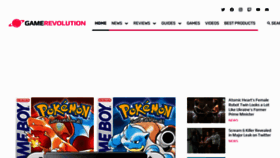 What Gamerevolution.com website looked like in 2023 (1 year ago)