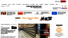 What Gazette.com website looked like in 2023 (1 year ago)