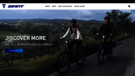What Giant-bicycles.com website looked like in 2023 (1 year ago)