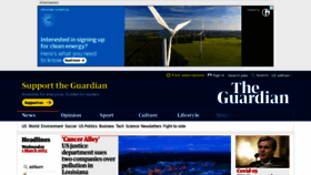 What Guardian.co.uk website looked like in 2023 (1 year ago)
