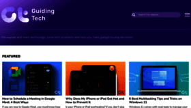 What Guidingtech.com website looked like in 2023 (1 year ago)
