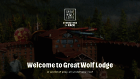 What Greatwolf.com website looked like in 2023 (1 year ago)
