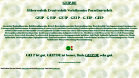 What Geip.de website looked like in 2023 (1 year ago)
