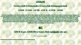 What Gfer.de website looked like in 2023 (1 year ago)