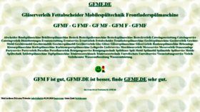 What Gfmf.de website looked like in 2023 (1 year ago)