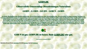 What Godn.de website looked like in 2023 (2 years ago)
