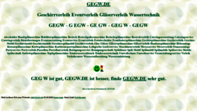 What Gegw.de website looked like in 2023 (1 year ago)