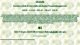 What Geav.de website looked like in 2023 (1 year ago)