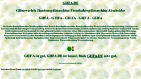 What Ghfa.de website looked like in 2023 (1 year ago)