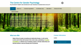What Genderpsychology.com website looked like in 2023 (1 year ago)