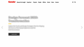 What Gensler.com website looked like in 2023 (1 year ago)