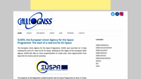 What Galileognss.eu website looked like in 2023 (1 year ago)