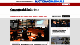 What Gazzettadelsud.it website looked like in 2023 (1 year ago)