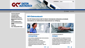 What Gkv-datenaustausch.de website looked like in 2023 (1 year ago)