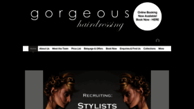 What Gorgeoussalons.co.uk website looked like in 2023 (1 year ago)