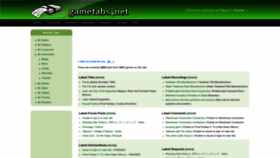 What Gametabs.net website looked like in 2023 (1 year ago)