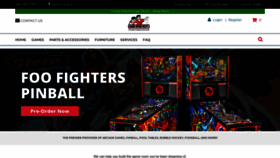 What Gameroomguys.com website looked like in 2023 (1 year ago)