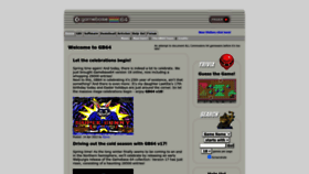 What Gb64.com website looked like in 2023 (1 year ago)