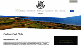 What Gullanegolfclub.co.uk website looked like in 2023 (1 year ago)