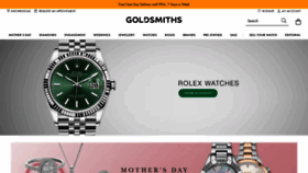 What Goldsmiths.co.uk website looked like in 2023 (1 year ago)