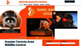What Greaterwildlifecontrol.com website looked like in 2023 (1 year ago)