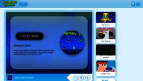 What Geometry-dash.io website looked like in 2023 (2 years ago)